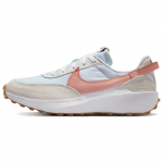 Nike Waffle Debut moteri&scaron;ki sportbačiai su pilka, &scaron;viesiai mėlyna, Madder Root Gum spalva, oranžinė 36