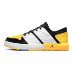 Air Jordan Nu Retro 1 Low GS Tour Yellow Vaiki&scaron;ki sportbačiai Juodi Balti FB4412-017 36
