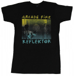 Arcade Fire Unisex mar&scaron;kinėliai Mėlyna Geltona Reflektor Drip Box Image S