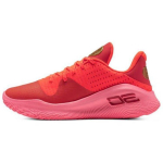 Curry Brand Curry 4 Low FloTro užlieti unisex sportbačiai Pink Beta Red 3026620-600 44