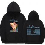 Deftones Around The Fur Tour Hoodies Music Band Print Streetwear Unisex Moterims Kasdieniai mados Oversized Megztiniai Megztiniai su gobtuvu sportinis kostiumas S