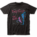 Pink Floyd Neoninė Siena Rokenrolas Retro Grupės Mar&scaron;kinėliai Unisex Mar&scaron;kinėliai S