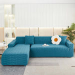 Auk&scaron;čiausios klasės elastingas vienspalvis storas adata sustorintas žakardo sofos užvalkalas reljefinis užvalkalas nuo dulkių viskas įskaičiuota sofos užvalkalas Single sofa cover