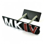 MKIV Automobilio Priekinės Grotelės Grotelės Emblema Ženklelis Auto Stilius juoda