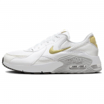Nike Air Max Excee Balti Saturno Aukso Moteri&scaron;ki Sportbačiai Summit-White Black CD5432-129 38
