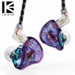 KBEAR Storm Single Moving Coil HIFI žaidimų laisvų rankų įranga E-sports 3,5 mm mobilusis telefonas Heavy Bass Live Monitoring Laidinės ausinės 3.5mm without MIC mėlyna