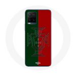 Coque Vivo y21s 2021 portugal logo vert et rouge