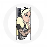Coque Vivo Y72 Alice Princesse tatou&eacute;e