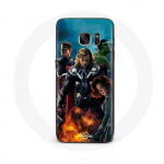 Coque pour Samsung Galaxy S7 Edge Avengers film de super h&eacute;ros