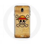 Coque pour Samsung Galaxy J7 2017 One Piece Manga Tete de Mort