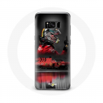 Coque pour Samsung Galaxy S8 plus Formule 1 Sebastian Vettel Pilote automobile F1 Rouge