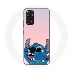 Coque - Xiaomi - Redmi Note 11 4G - Souple - Stitch le Nez en l'air - Rose rožinė
