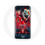 Coque pour samsung galaxy S4 Formule 1 Sebastian Vettel Pilote F1 Rouge