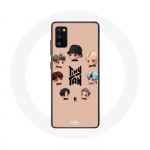 Coque pour Samsung Galaxy S20 BTS TinyTAN Animation Affiche RM Jin Suga J-Hope Jimin V Et Jungkook