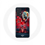 Coque pour Samsung Galaxy A13 4G / A13 4G Lite Formule 1 Sebastian Vettel Pilote F1 Rouge