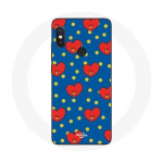 Coque pour Xiaomi Redmi Note 5 AI Dual Camera BTS Bangtan Gar&ccedil;ons BT21 TATA de V Fond Bleu