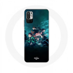 Coque pour Xiaomi Poco M3 Pro Demon Slayer Manga Tanjiro et Nezuko