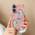 Skirtas &bdquo;Xiaomi Redmi Note 13 Pro 13R 13C K60 Ultra K70 Pro K70E&ldquo; dėklui mielam dinozaurui, auk&scaron;tos kokybės matiniam skysto silikono galinio dangtelio apsauginiam korpuso buferiams redmi 13C 4G