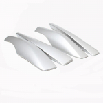 4PCS Silver ABS Roof Rack Bar Rail End Protection Cover Shell replace OEM 63493-48050 FOR Lexus RX350 RX450h 2010- 2014 2015 white