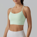 Nessaj Beauty Back Yoga Bra Fashion Sportiniai apatiniai Running Fitness Vest S