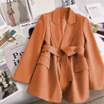 Naujas &bdquo;Green Blazer Jacket&ldquo; moteri&scaron;kas plonas liemens paltas XXXL