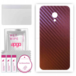 apgo skin sticker film foil vinyl for the BACK compatible with Meizu C9, scratch-resistant, easy to install - Carbon Chameleon CAKA5