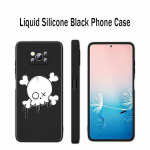 Mielas kaukolės animacinis filmas, skirtas Xiaomi 6X CC9 E A3 Lite A2 Mix 3 4 Poco X3 NFC X2 M2 C3 M3 Pro F3 GT skysto silikono telefono dėklas Xiaomi Mi 6X(A2)