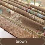 Europos retro stiliaus valgomojo staltiesė su kutais prabangiu siuvinėjimo staltiesės dangteliu gėlėmis Eleganti&scaron;ka staltiesės dekoracija Svetainė 140x200cm