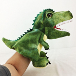 11 stiliaus dinozaurų rankų lėlės pliu&scaron;iniai žaislai darželio pasirodymui rankomis valdomos pir&scaron;tinės triceratopsas tiranas dilofozavras 25CM