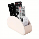 5 Grid Desktop Pu odinis laikiklis nuotolinio valdymo telefono ir televizoriaus laikiklis stalinis laikiklis kosmetikos &scaron;epetėlio laikiklio laikiklis juoda