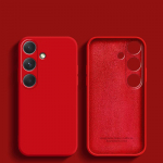 Prabangus skysto silikono mink&scaron;tas dangtelis, skirtas Samsung Galaxy A54 5G A14 A24 A34 A04 A04S A04E A15 4G A25 A35 A55 smūgiams atsparus dėklas Samsung Galaxy A05 raudona