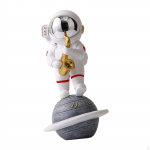 Astronauto figūrėlė Namų dekoras Dervos statula Kolekcinė Kosmonauto skulptūra Dekoratyvinė muzika Flute