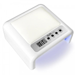 72 LED nagų džiovintuvas UV LED nagų lempa visų gelinių nagų lakų kietinimui su judesio jutikliu profesionali manikiūro salono įrankių įranga us balta