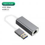 C tipo USB eterneto adapteris USB į RJ45 Lan prievadą 100 Mbps tinklo plok&scaron;tė, skirta kompiuteriui ne&scaron;iojamam kompiuteriui Plug and Play
