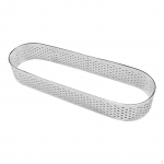 Patvarūs nerūdijančio plieno ovalūs kepimo žiedai kūrybi&scaron;kam namų gaminimui 9.5cm Oval