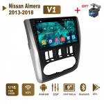 Android Automobilinis Radijas Stereo Nissan Almera 2013-2018 GPS Navigacija 2DIN 4 Branduolių Multimedijos Grotuvas 2+32GB Carplay Autoradijas 2+32GB