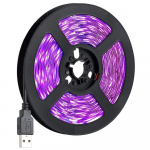 I&scaron;maniojo televizoriaus foninis ap&scaron;vietimas UV violetinė 5 V USB LED juostelė lemputės juostos Pinigai aptikti miegamojo žaidimų kambario dekoravimo lempa namų Kalėdų dekoras 0.5M violetinė