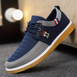 Vyri&scaron;ki laisvalaikio drobiniai batai, kvėpuojantys, dėvėjimuisi atsparūs neslystantys suvarstomi batai lauke, pavasario vasarai ir rudeniui 45