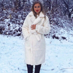 Žieminis moteri&scaron;kas paltas ilgas paltas laisvas atlapas vir&scaron;utinis paltas storas &scaron;iltas plius dydžio moteri&scaron;kas pliu&scaron;inis paltas XS geltona