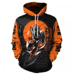 Nauji Dragon Ball Z Goku gobtuvai DBZ 3D spausdinti megztiniai su gobtuvu Vyri&scaron;ki spausdinti palaidi megztiniai megztiniai 2XL