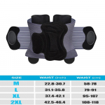 Sportinis nugaros įtvaras vyrams ir moterims Kvėpuojantis juosmens juosmens apatinės nugaros dalies atraminis diržas M violetinė