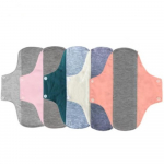 6 vnt. Plaunami menstruacinio audinio įklotai Grafeno kelnaičių pamu&scaron;alas vystyklų higieninės servetėlės ​​moterų priežiūrai 6Pcs-random color