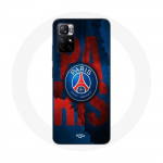 Coque Maniacase pour Redmi Note 11 5G Paris Saint germain FC Logo juoda