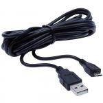 Įkrovimo laidas - UNDER CONTROL - PS4 - Micro USB - 3M - Juodas juoda