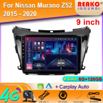Android Automobilinis Radijas Nissan Murano Z52 2015 - 2020 Multimedijos Navigacija Automobilio Grotuvas GPS Stereo Carplay Ekranas HDR 2DIN 8 core 6GB+128GB