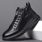 Auk&scaron;tos kokybės žiemos trumpas pliu&scaron;as vyrams Laisvalaikio odiniai ankle boots Neslystantys Lauko Storas padas Darbiniai Auk&scaron;takulniai batai Batai 38