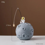 Namų dekoras Pinigų dėžutė Kūrybinga derva Vaikų taupyklė Gimtadienio dovana astronautas Monetų dėžutė Vaikų pinigų bankas Stalo dekoras Ornamentai