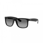 Ray Ban Rb4165f Justin Azijieti&scaron;kas prigludimas 622 T3 Vyri&scaron;ki akiniai nuo saulės Black Rubber/55
