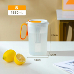 1.5/2.2L Vandens ąsotis Limonado indas Sulčių virdulys Didelis arbatinukas su arbatos sieteliu Plastikinis &scaron;altų gėrimų indas Gėrimų ąsotis