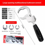 Reguliuojamas aliuminio lydinio vonios kriauklė ir mai&scaron;ytuvo veržliaraktis handle without label, English card holder